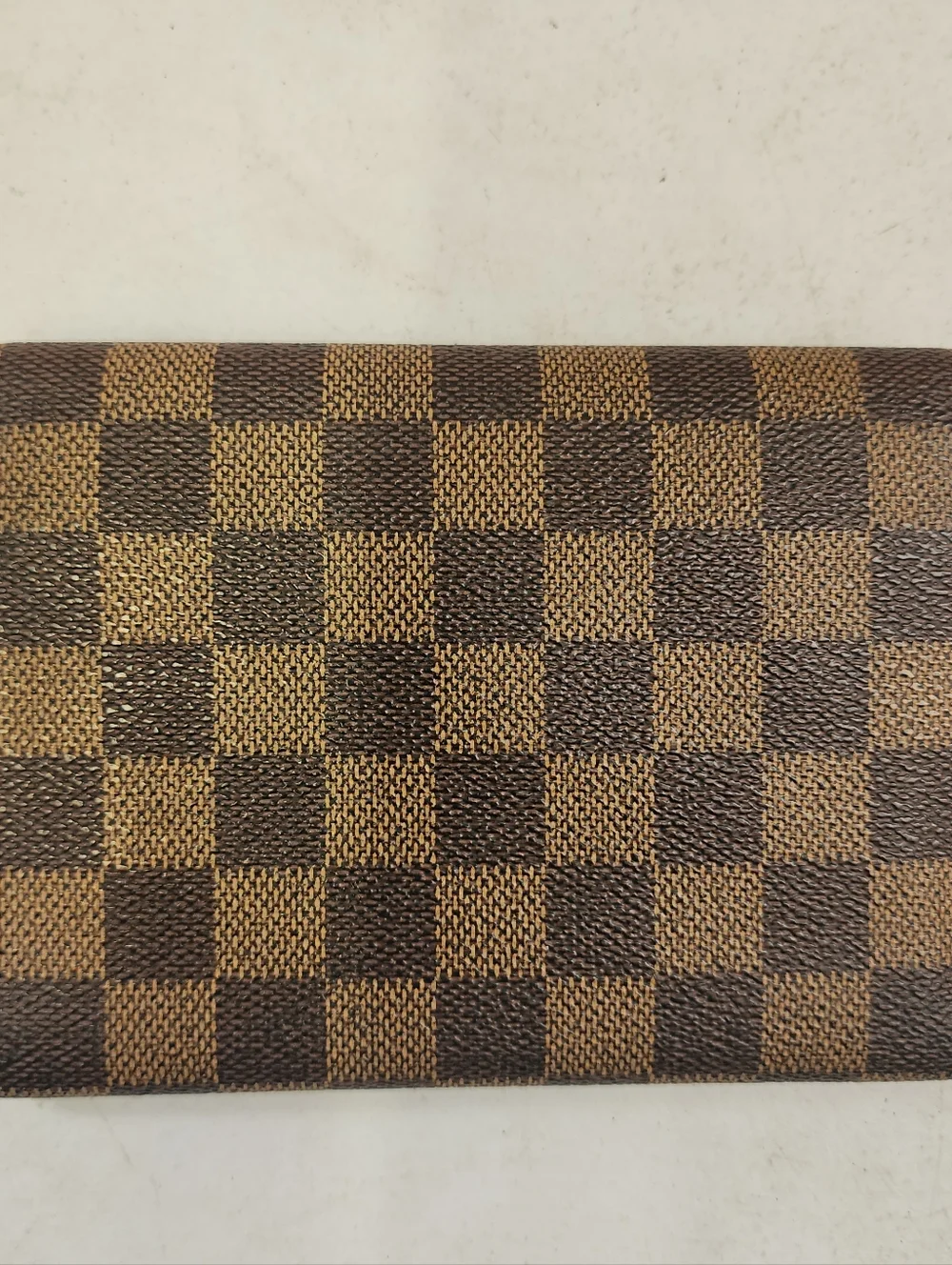 Authentic Vintage Damier Ebene Louis Vuitton Trifold Wallet With Digital COA